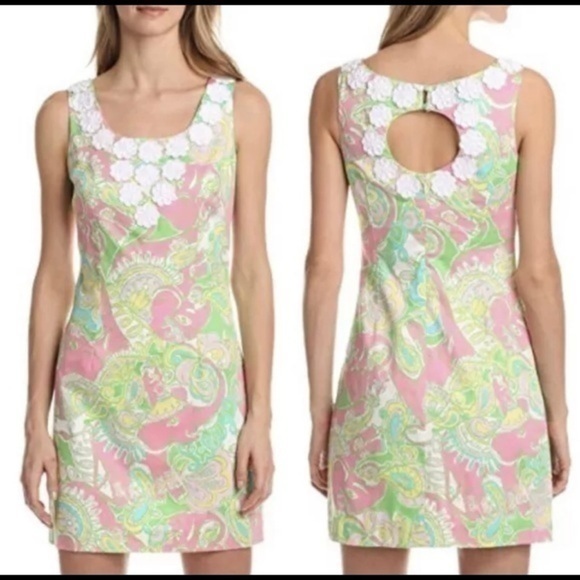 Lilly Pulitzer Dresses & Skirts - Lilly Pulitzer Nina Shift Dress Chin Chin Print Size 10
